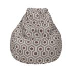 Natural Print Teardrop Beanbag