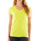 Jcp&trade; Essential Short-sleeve Relaxed Fit V-neck Tee - Tall