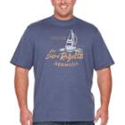 Izod Short Sleeve Crew Neck T-shirt-big And Tall