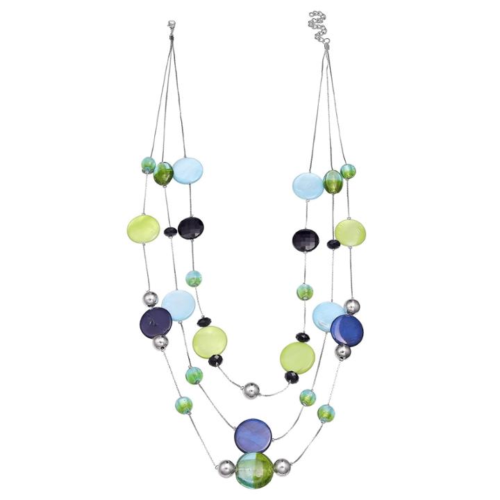 Mixit Clr 0717 Bluegreen Womens Illusion Necklace