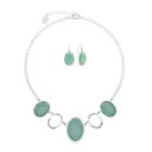 Liz Claiborne Womens 2-pack Green Jewelry Set