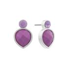 Liz Claiborne Purple Stud Earrings