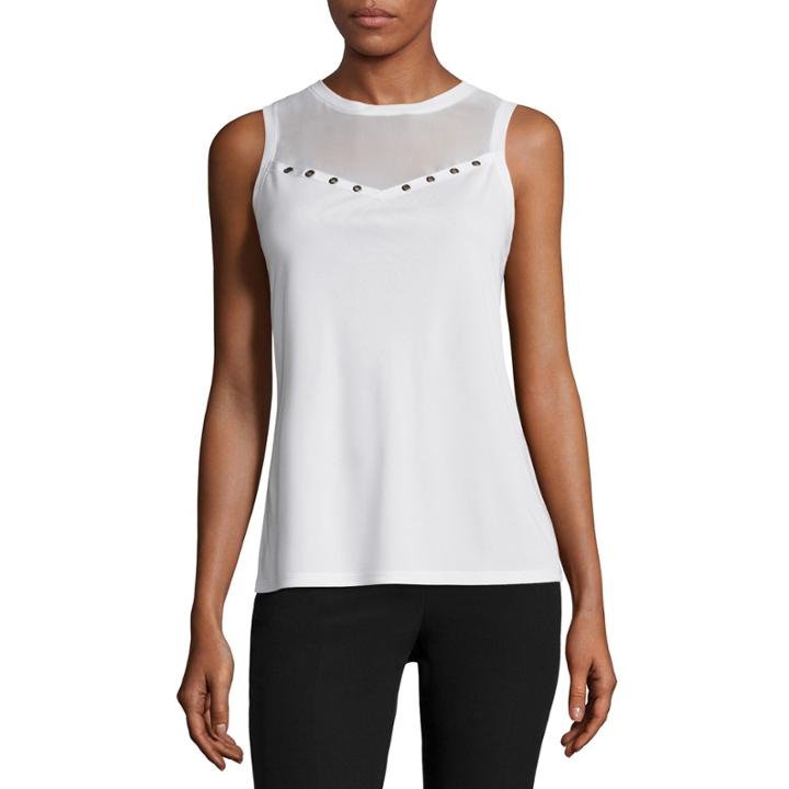 Worthington Sleeveless Crew Neck T-shirt
