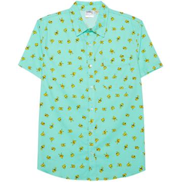 Novelty Season Pikachu Pattern Front Shirt