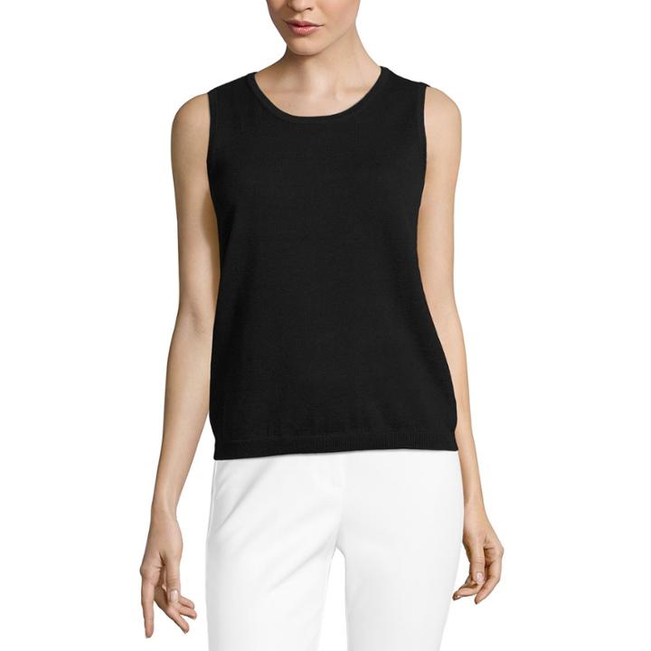 Liz Claiborne Sleeveless Crew Neck Pullover Sweater Shell