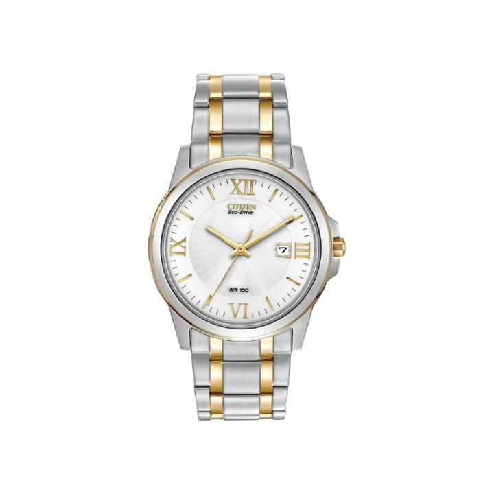 Citizen Eco-drive Mens Two-tone Bracelet Watch Bm7264-51a