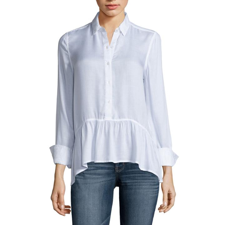 A.n.a Peplum Hem Shirt
