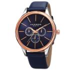 Akribos Xxiv Mens Blue Strap Watch-a-870bu