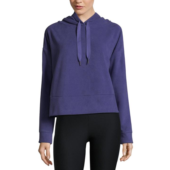 Xersion Brushed Fleece Cropped Hoodie