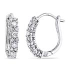 1/2 Ct. T.w. Genuine White Diamond Ear Cuffs