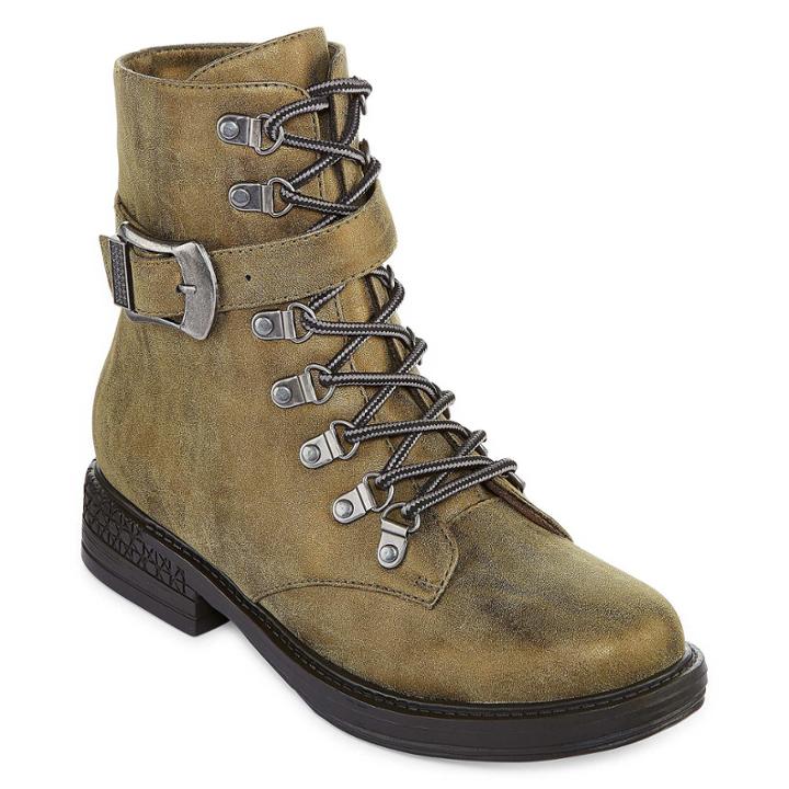 2 Lips Too Rachel Womens Combat Boots