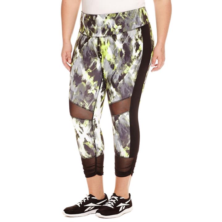 Xersion&trade; Knit Workout Capris Plus