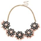 Natasha Accessories Womens Clear Collar Necklace