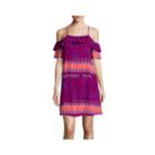 Stylus&trade; Short-sleeve Cold-shoulder Flutter Dress - Tall