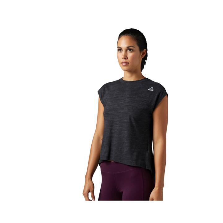 Reebok Short Sleeve High Neck T-shirt-womens