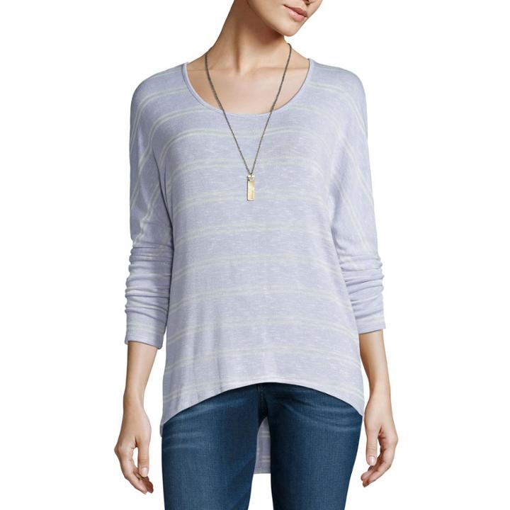 Self Esteem 3/4 Sleeve Round Neck T-shirt-womens Juniors