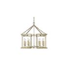 Bellare 8-light Chandelier In White Gold