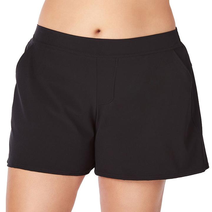 St. John's Bay Swim Shorts Plus