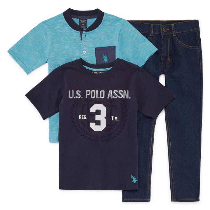 Us Polo 3-pc. Pant Set