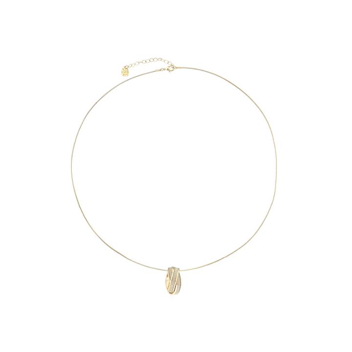 Monet Jewelry Womens Goldtone Glitter Pendant Necklace