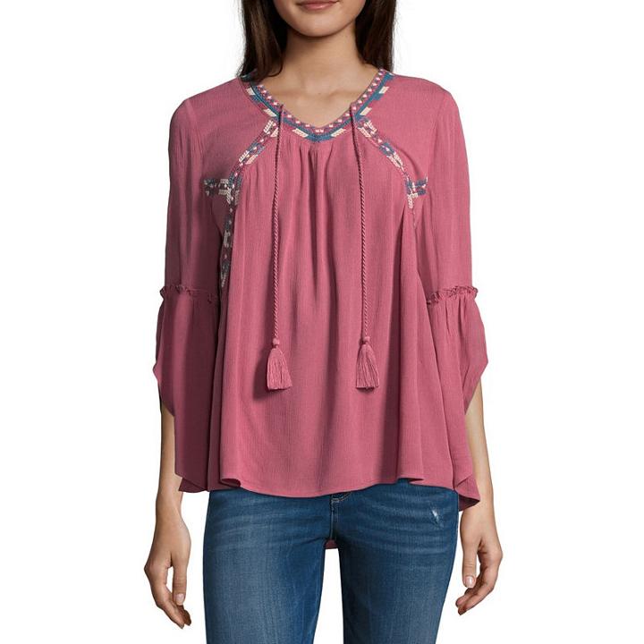 Artesia Bell Sleeve Peasant Top