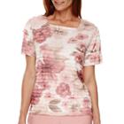 Alfred Dunner Picture Perfect Short-sleeve Ruffled Top