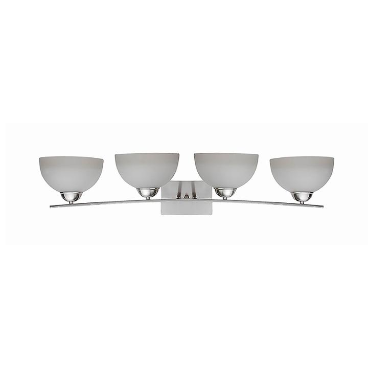 Mickayla 4-light Silver Bath Vanity