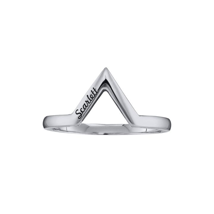 Personalized V-shaped Ring