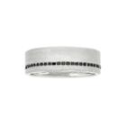 In Love 1/3 Ct. T.w. Color-enhanced Black Diamond 14k White Gold Wedding Band