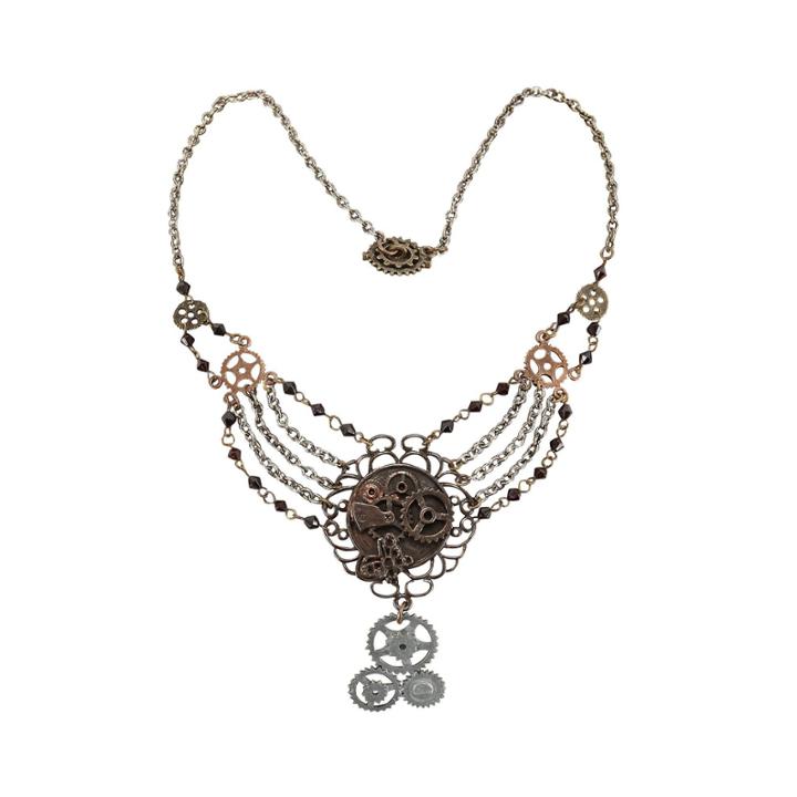 Steampunk Chain Gear Womens 2-pc. Dress Up Accessory