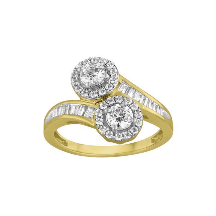 Two Forever&trade; 1 Ct. T.w. Diamond 10k Yellow Gold Ring