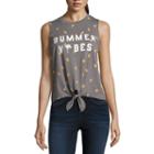 Summer Vibes Allover Pineapple Tank -junior