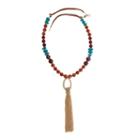 Mixit Blue Turquoise Beaded Necklace