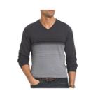 Van Heusen Striped Fashion V-neck Sweater