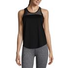 Xersion Mesh Ruched Back Tank Top