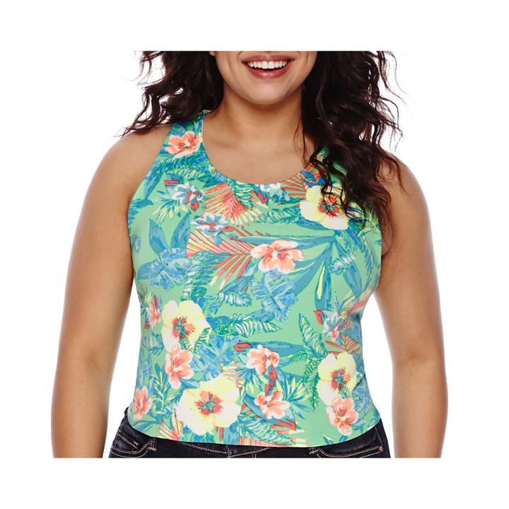 Decree Scuba Bodycon Tank Top - Juniors Plus