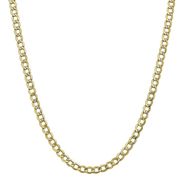 10k Gold Curb Chain Necklace