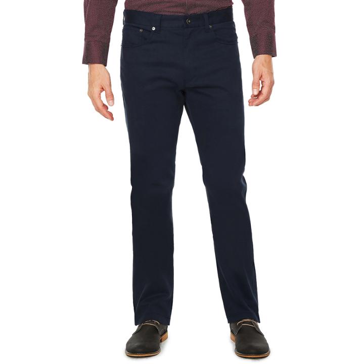 Society Of Threads 5 Pocket Chino Slim Fit Flat Front Pants