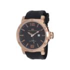 Oceanaut Mens Spider Black Silicon Strap Watch
