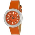 Simplify Unisex The 2700 Orange Leather-band Watch Sim2704