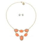Liz Claiborne Womens 1 Pair Orange Jewelry Set