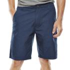 Arizona Solid Flat-front Poplin Shorts