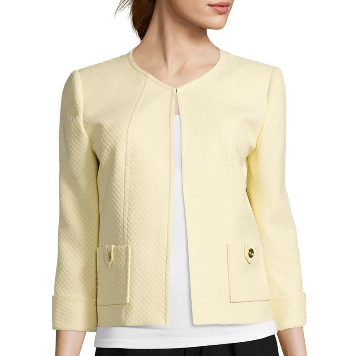 Chelsea Rose Long-sleeve Jacquard Jacket