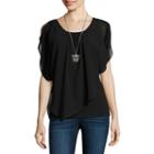 Alyx Asymmetrical Top With Neck Lace