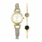 Decree Womens Gray 2-pc. Watch Boxed Set-pt3164agdgy