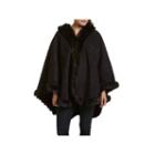 Excelled Faux-shearling Cape