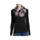Mixit Tweedy Plaid Boucl Infinity Scarf