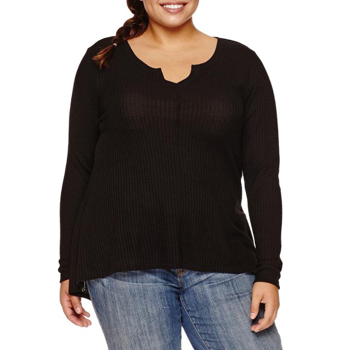 Arizona Long Sleeve Thermal Top Juniors Plus