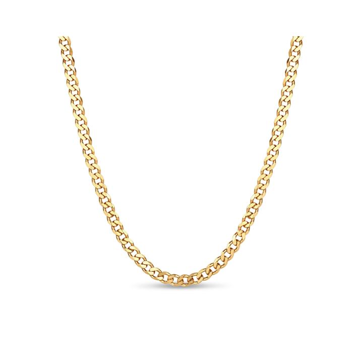 Made In Italy Gold Over Silver 30 Inch Chain Necklace