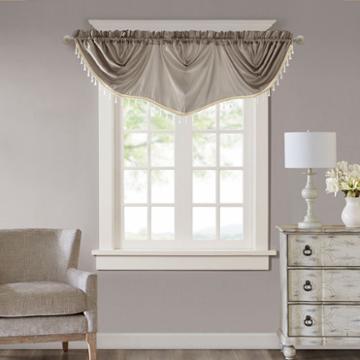 Madison Park Enise Faux Silk Emperial Valance
